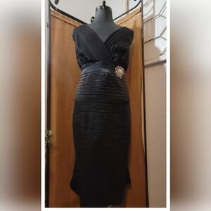Dress Barn Collection Elegant Black Evening Plus Size 16W Dress
